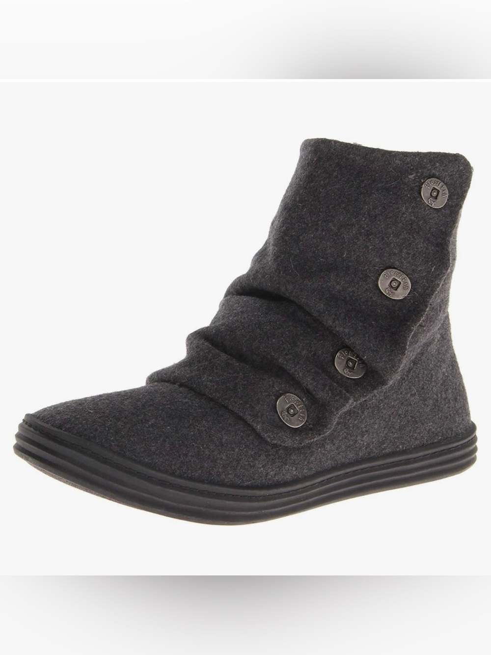 Blowfish Women's Rabbit Grey 2 Tone Flannel Boot 7 M
